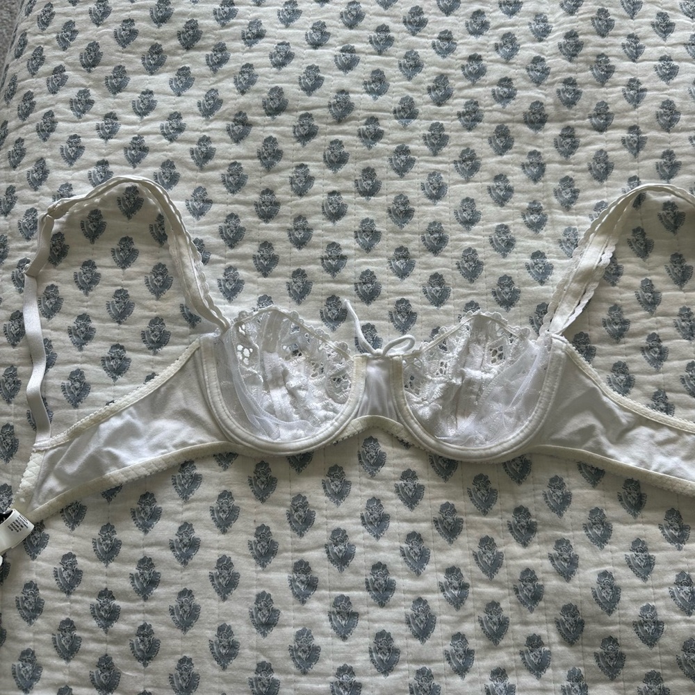 Aubade White Corset Bra 32B